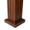 Brown Polystone Traditional Pedestal Table, 25" x 8" x 9"
